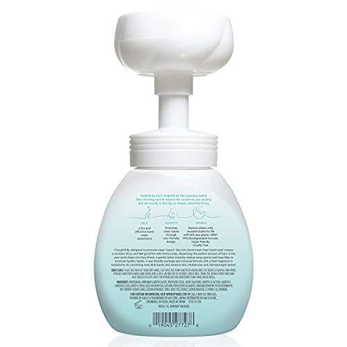 MyKirei by KAO Paw Print Foam Hand Wash Soap, Nourishing, Paraben Free, Cruelty Free and Vegan Friendly, Sustainable Bottle, 8.5 oz. Pump