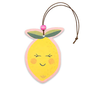 Studio Oh! Car Air Fresheners - Pack of 2 Scented Hanging Car Odor Eliminator - Unique Design with Decorative Bead - Citrus Bliss