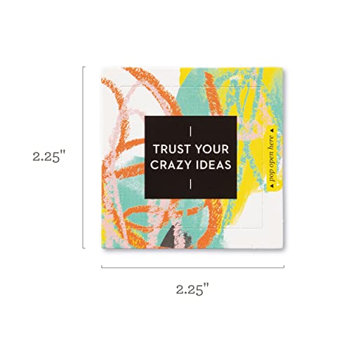 Compendium ThoughtFulls Pop-Open Cards — Trust Your Crazy Ideas — 30 Pop-Open Cards, Each with a Different Inspiring Message Inside