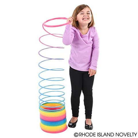 Rhode Island Novelty 7" (175MM) Rainbow Jumbo Coil Spring