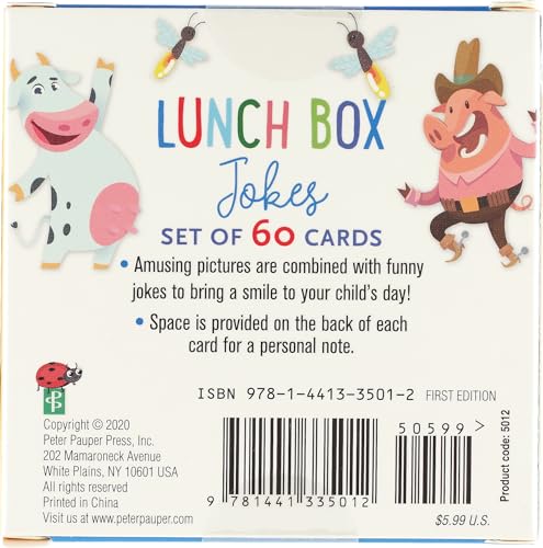 Lunch Box Jokes for Kids (60-Card Deck)