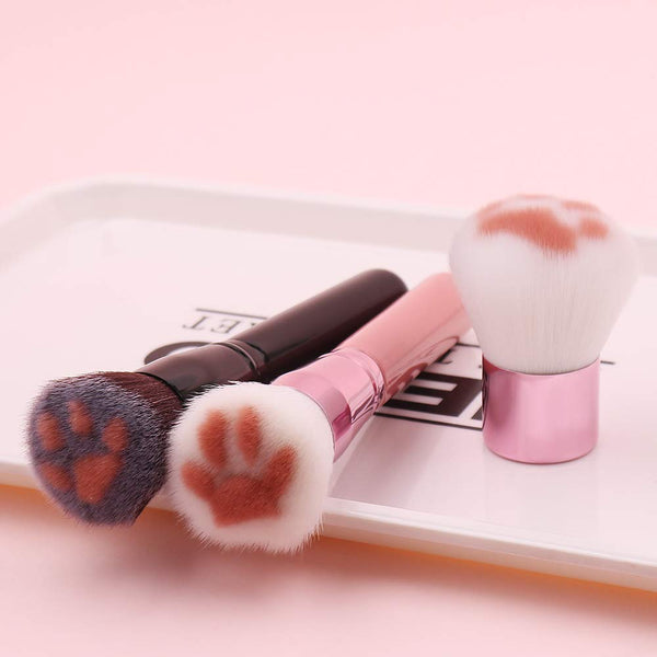 Cat Paw Foundation Makeup Brush - Professional Cosmetic Brush of Foundation Brushes, Powder Brush Blush Brush, Concealer Brush, Contour Brush, Powder Brush Cosmetic Tool (4PCS NEW SET)