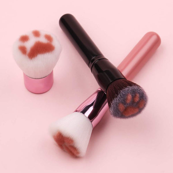 Cat Paw Foundation Makeup Brush - Professional Cosmetic Brush of Foundation Brushes, Powder Brush Blush Brush, Concealer Brush, Contour Brush, Powder Brush Cosmetic Tool (4PCS NEW SET)