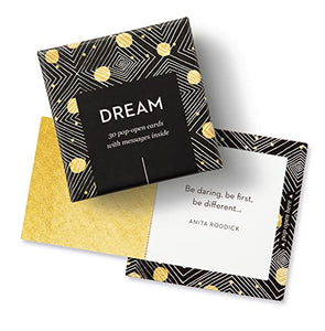 Compendium ThoughtFulls Pop-Open Cards — Dream — 30 Pop-Open Cards, Each with a Different Inspiring Message Inside