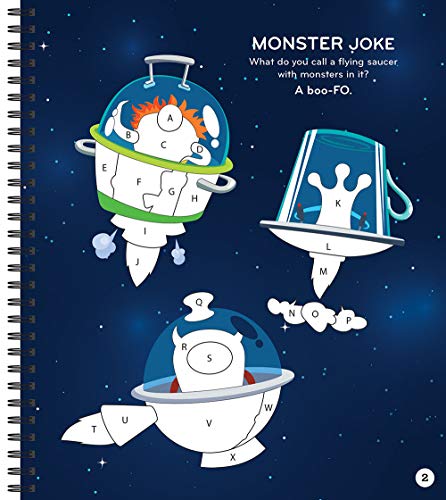 Brain Games - Sticker by Letter: Monsters (Sticker Puzzles - Kids Activity Book)