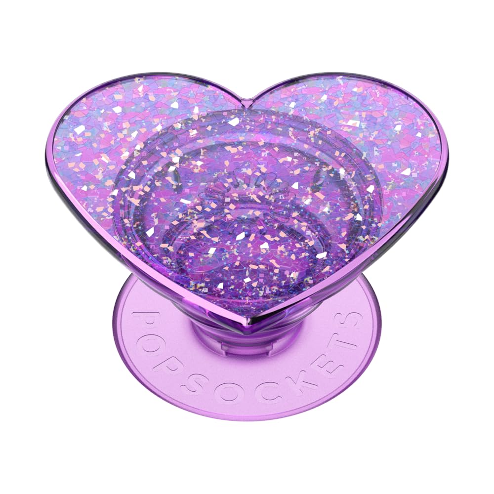 POPSOCKETS Phone Grip with Expanding Kickstand - Iridescent Confetti Dreamy Heart