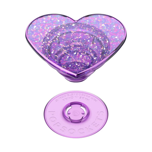 POPSOCKETS Phone Grip with Expanding Kickstand - Iridescent Confetti Dreamy Heart