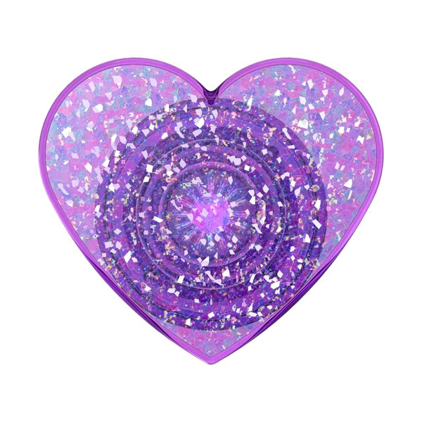 POPSOCKETS Phone Grip with Expanding Kickstand - Iridescent Confetti Dreamy Heart