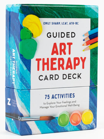 Guided Art Therapy Card Deck: 75 Activities to Explore Your Feelings and Manage Your Emotional Well-Being